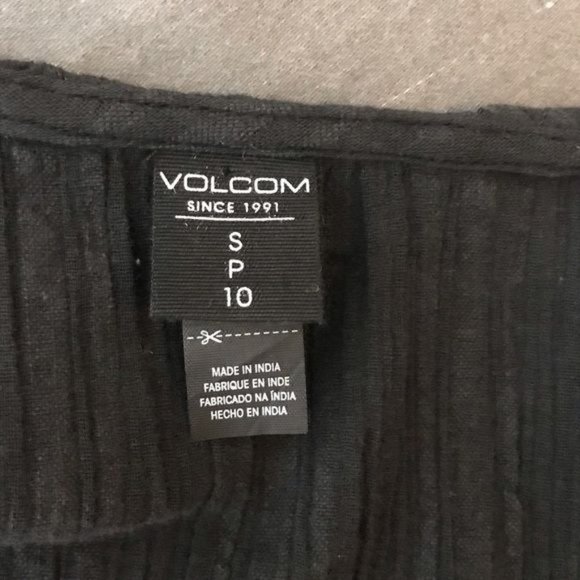 Volcom S black cotton dress - Picture 5 of 7